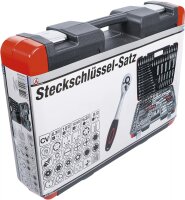 BGS DIY-Steckschlüssel-Satz Antrieb 6,3 mm (1/4) / 10 mm (3/8) / 12,5 mm (1/2) 216-tlg.