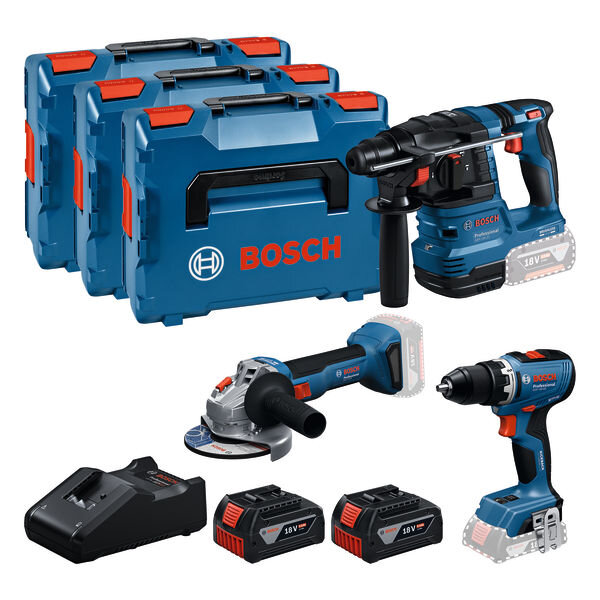 Bosch18VProfiSet(GSR + GBH + GWS + 2xGBA , GAL;3xL;C)