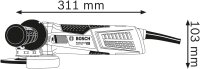 Bosch Professional Winkelschleifer GWX 17-125 , für X-LOCK Zubehör, Scheiben-Ø: 125 mm, in Bosch L-Boxx