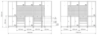 BGS-Schrankwand-System Werkstatt Holz 8 Module