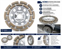 DIAMANT SCHLEIFTELLER / SCHLEIFTOPF 125MM / 19mm...